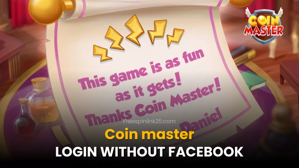 Coin master login without facebook