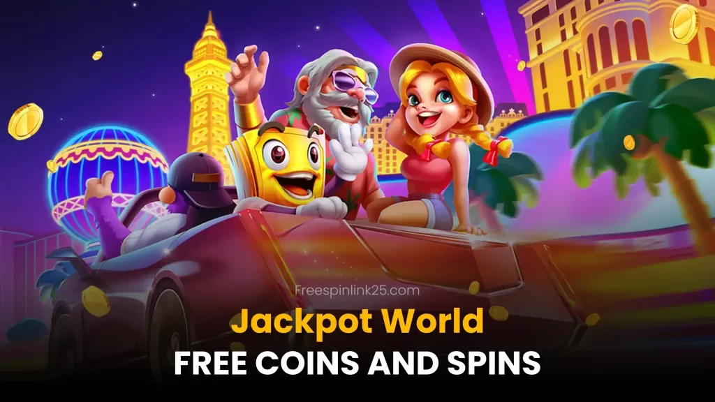 Jackpot World Free Coins & Spins